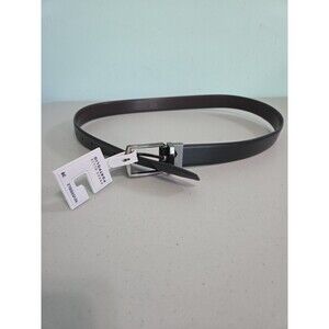 Perry Ellis Portfolio Reversible Belt 36 black brown new with tags